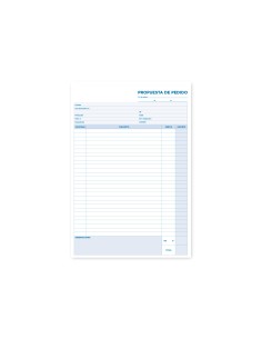 Talonario liderpapel pedidos folio original y 2 copias t325