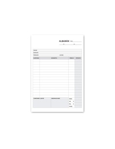Talonario liderpapel albaran cuarto original t115