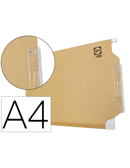 Carpeta colgante gio din a4 visor lateral tamano 330x275x345 mm