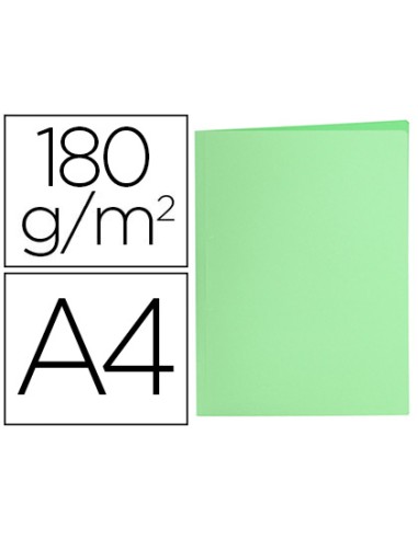 Subcarpeta liderpapel a4 verde pastel 180g m2