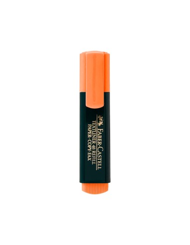 Rotulador faber fluorescente 48 15 naranja