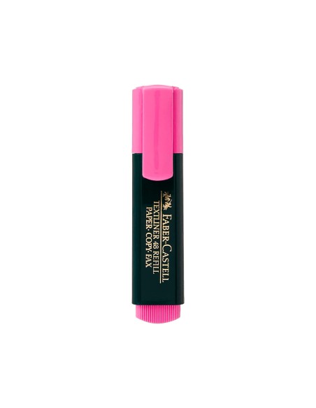Rotulador faber fluorescente 48 28 rosa