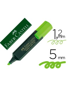 Rotulador faber fluorescente 48 63 verde