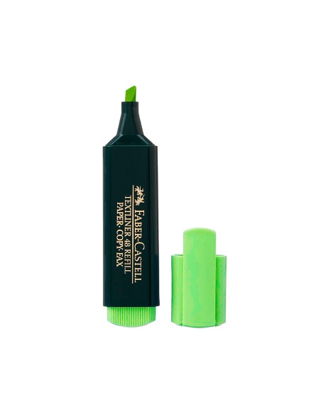 Rotulador faber fluorescente 48 63 verde