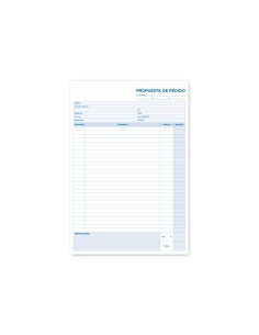 Talonario liderpapel pedidos folio 125