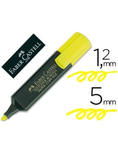 Rotulador faber fluorescente 48 07 amarillo