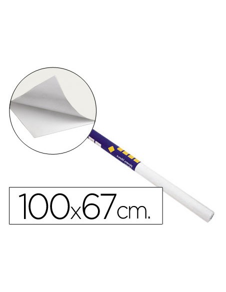 Pizarra blanca clipper rollo adhesivo de 100x675 cm