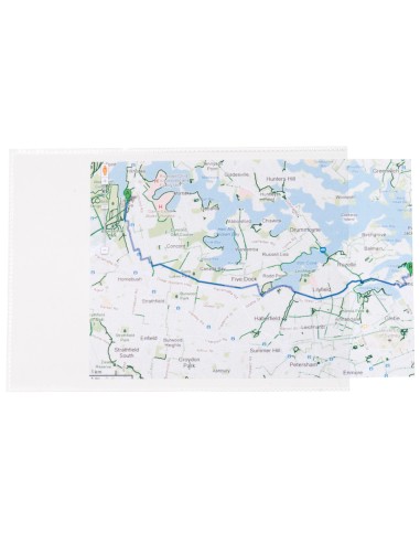 Funda portacarnet q connect cuarto 140 micras pvc transparente 220x170mm