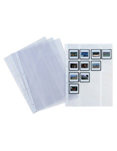 Funda diapositiva folio 2481 4 taladros para 20 diapositivas