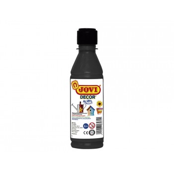 Pintura multiuso jovi jovidecor 250 ml negro