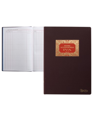 Libro miquelrius n65 folio 100 hojas facturas recibidas