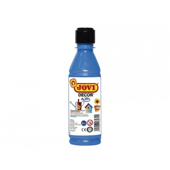 Pintura multiuso jovi jovidecor 250 ml azul cyan
