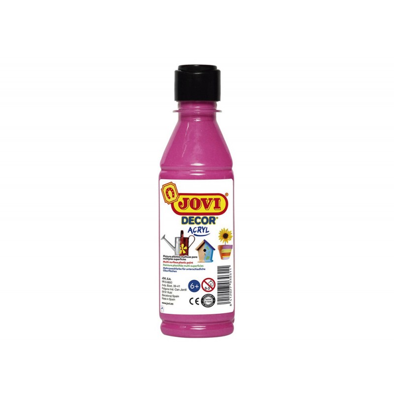 Pintura multiuso jovi jovidecor 250 ml magenta