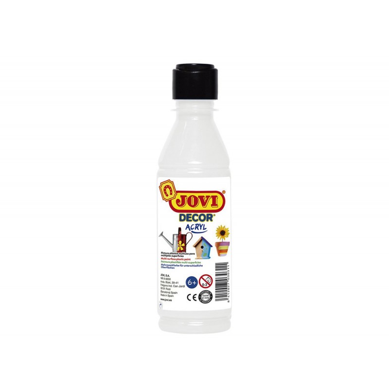 Pintura multiuso jovi jovidecor 250 ml blanco