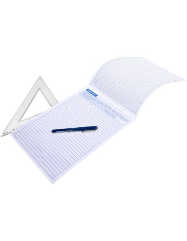Bloc examenes liderpapel horizontal folio 40 hojas 60g m2