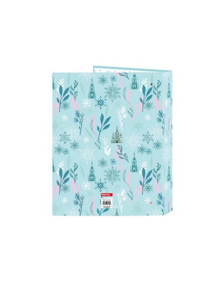 Carpeta safta carton folio 4 anillas mixtas 265x40x330 mm frozen ii one heart