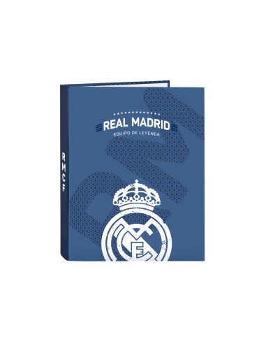 Carpeta safta 4 anillas mixtas folio real madrid corporativa