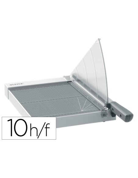 Guillotina de palanca leitz precision home office a4 base plastico longitud corte 380 mm capacidad de corte 10 hojas Guillotina de palanca leitz precision home office a4 base plastico longitud corte 380 mm capacidad de corte 10 hojas