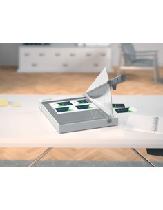 Guillotina de palanca leitz precision home office a4 base plastico longitud corte 380 mm capacidad de corte 10 hojas