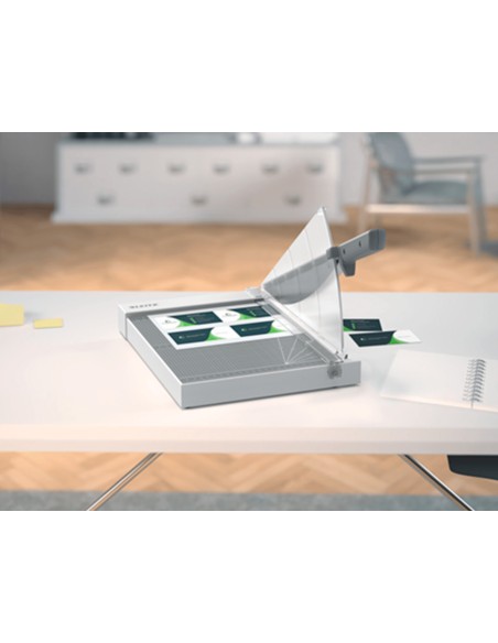 Guillotina de palanca leitz precision home office a4 base plastico longitud corte 380 mm capacidad de corte 10 hojas Guillotina de palanca leitz precision home office a4 base plastico longitud corte 380 mm capacidad de corte 10 hojas