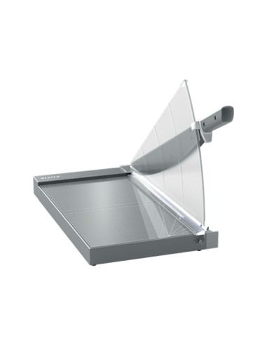 Guillotina de palanca leitz precision office pro a3 base cristal longitud corte 457 mm capacidad de corte 25 hojas
