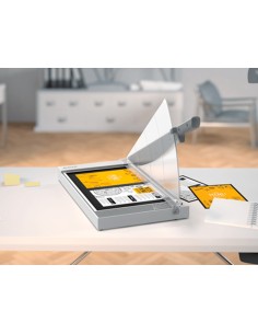 Guillotina de palanca leitz precision home office a3 base plastico longitud corte 457 mm capacidad de corte 10