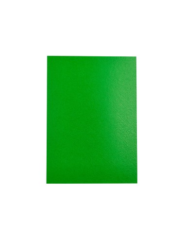 Tapa encuadernacion liderpapel carton a4 09mm verde fluor paquete de 50 unidades