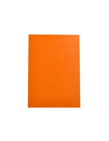 Tapa encuadernacion liderpapel carton a4 09mm naranja fluor paquete de 50 unidades