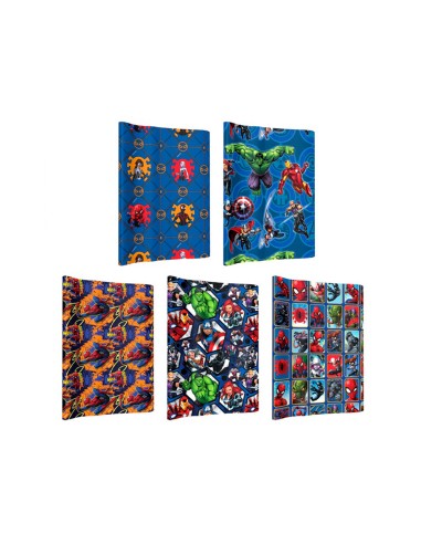 Papel de regalo basika marvel rollo de 70 x 200 cm 60 gr modelos surtidos