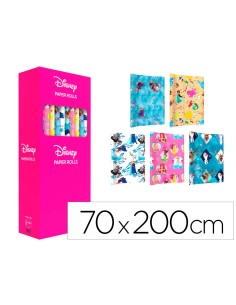Papel de regalo basika princess rollo de 70 x 200 cm 60gr modelos surtidos