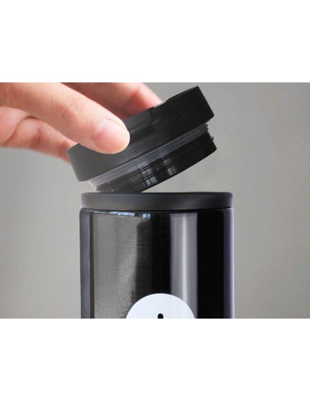 Vaso antartik acero inoxidable con tapa dosificador de seguridad y base acolchada 290 ml color negro