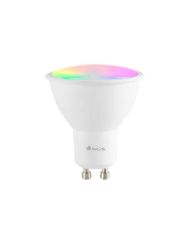 Bombilla ngs bulb wifi led gleam 510c halogena colores 5w 460 lumenes base gu10 regulable en intesidad