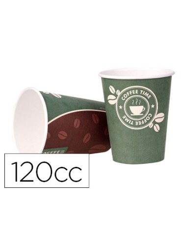 Vaso termico carton 120 cc paquete de 50 unidades