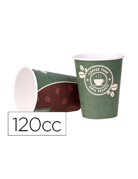 Vaso termico carton 120 cc paquete de 50 unidades