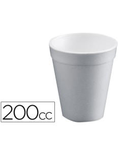 Vaso termico de poliexpan 200cc paquete de 50 unidades