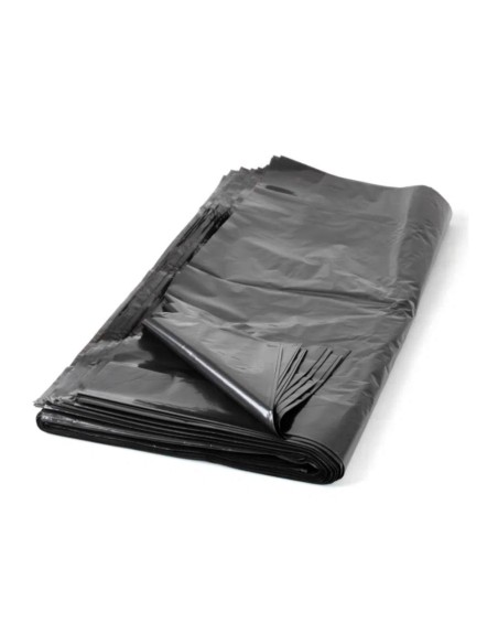 Bolsa basura industrial biznaga negra 85x105cm galga 120 rollo de 10 unidades