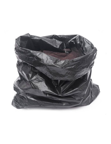 Bolsa basura industrial biznaga negra 85x105cm galga 120 rollo de 10 unidades