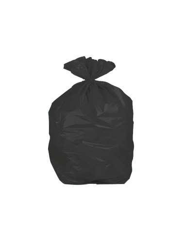 Bolsa basura domestica negra 54x60 galga 100 rollo de 25 unidades