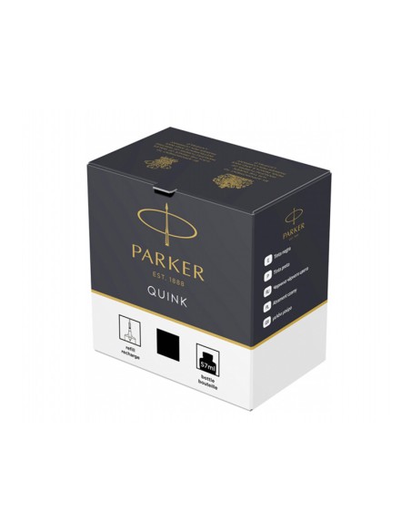 Tinta estilografica parker negra frasco