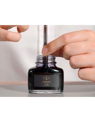 Tinta estilografica parker negra frasco