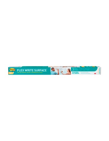 Pizarra blanca post it super sticky flex rollo adhesivo removible 1219x1829 cm