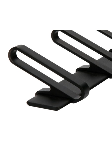 Perchero liderpapel pared metalico 5 colgadores color negro 430x88x55 mm