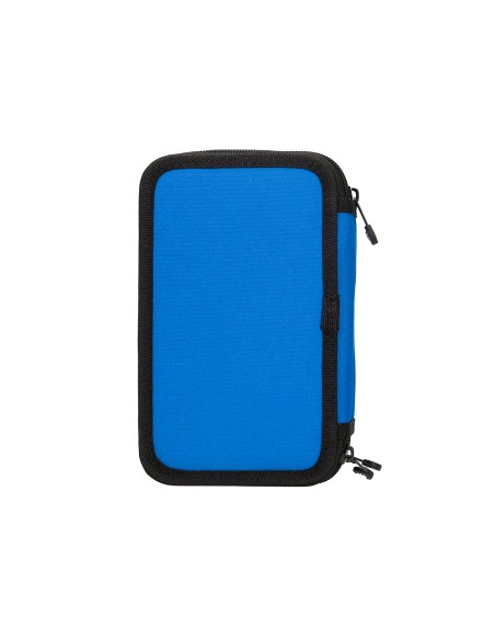 Plumier escolar antartik triple color azul 36 piezas