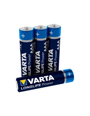 Pila varta alcalina longlife power aaa tipo lr 03 blister de 4 unidades