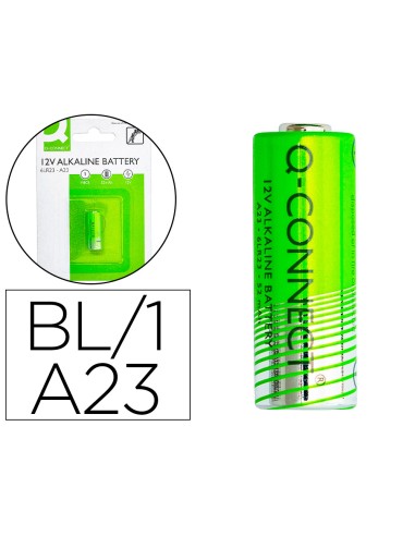 Pila q connect alcalina ag23 6lr23 12v blister de 1 unidad