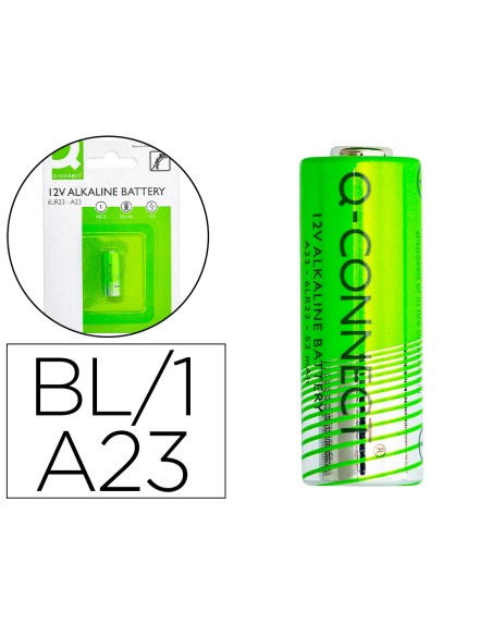 Pila q connect alcalina ag23 6lr23 12v blister de 1 unidad