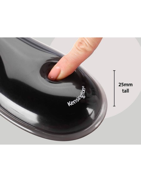 Reposamunecas kensington duo gel teclado color negro azul 240x182x25 mm