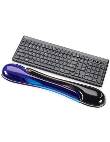 Reposamunecas kensington duo gel teclado color negro azul 240x182x25 mm