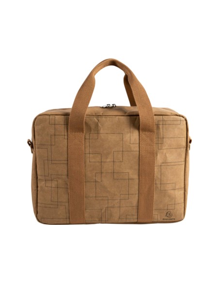 Maletin para portatil exacompta eterneco 14 cuero imitacion vegetal 325x90x420 mm