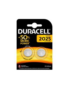 Pila duracell alcalina boton cr2025 blister 2 unidades